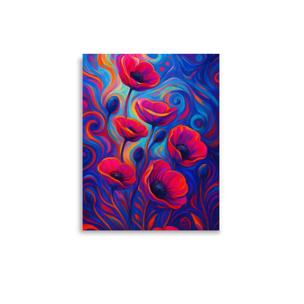 Whispers of Crimson Light Poster Wall Art -RKM Inspiration - 91224768