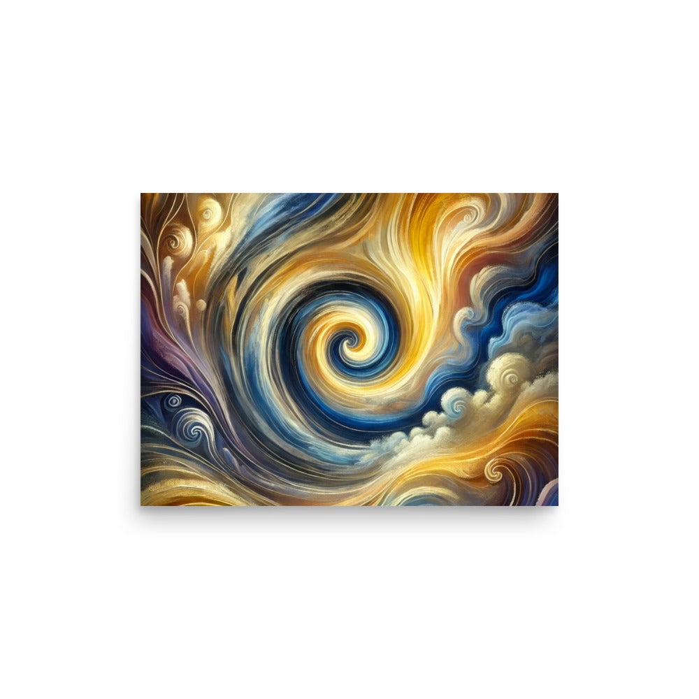 Whirlwind of Light and Energy Poster Wall Art -RKM Inspiration - 37758538