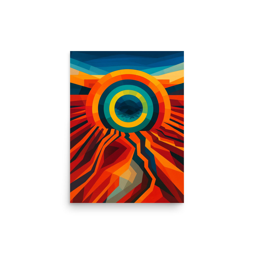 Transform Your Space with Thermal Pulse Poster Wall Art -RKM Inspiration - 66811709