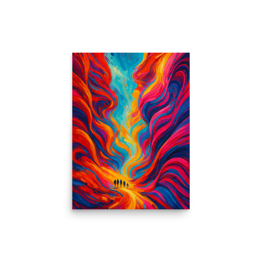 Whispers of the Canyon Flame Poster Wall Art -RKM Inspiration - 6300944