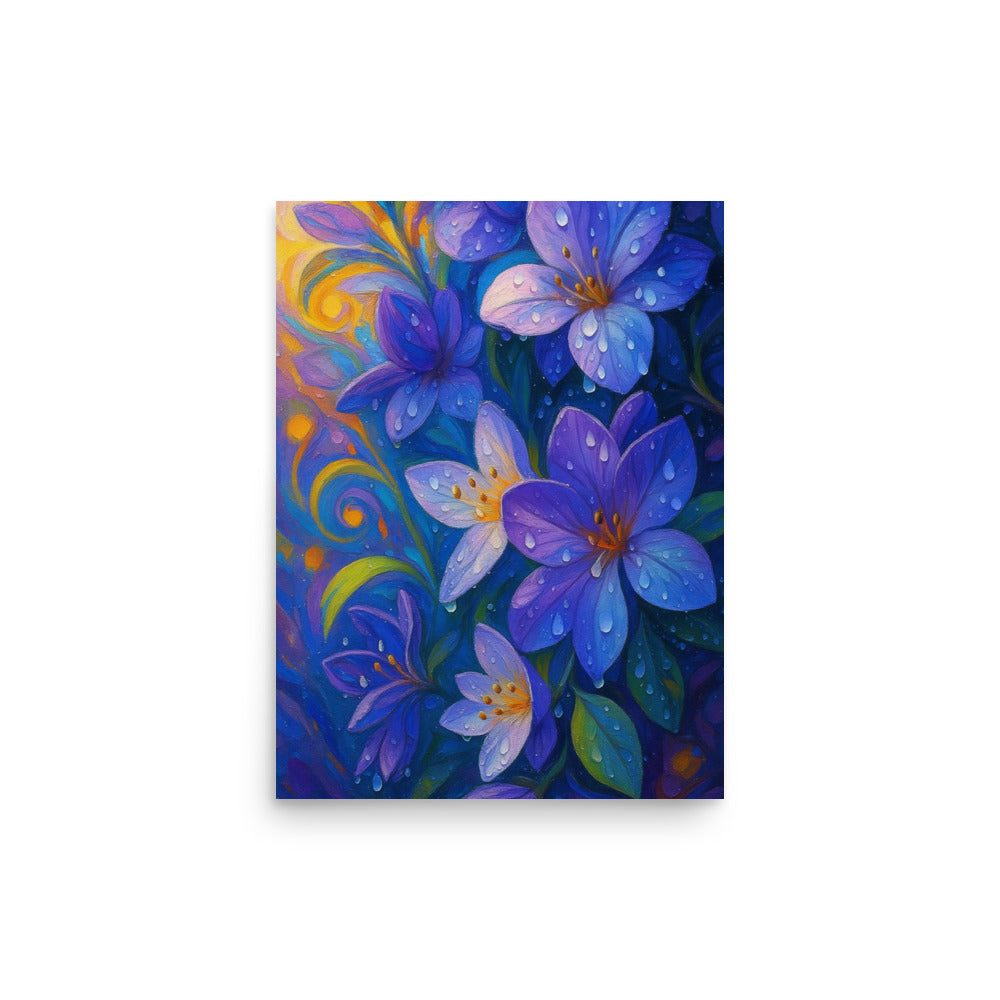 Rain-kissed Petal Dreams Poster Wall Art -RKM Inspiration - 84695854