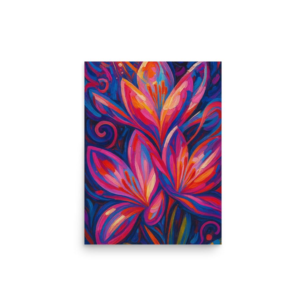 Petals of Radiance Poster Wall Art -RKM Inspiration - 62179165