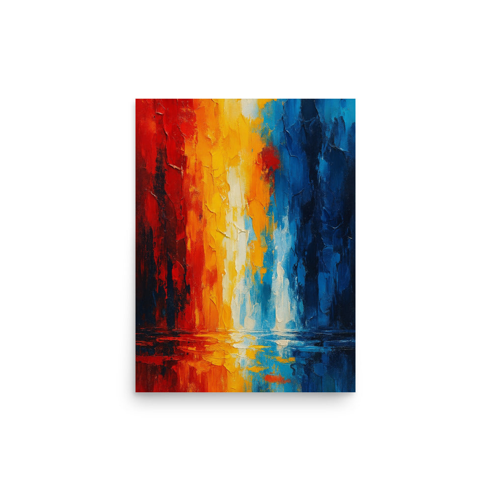 Echoes of Autumn Reflections Poster Wall Art -RKM Inspiration - 18456059