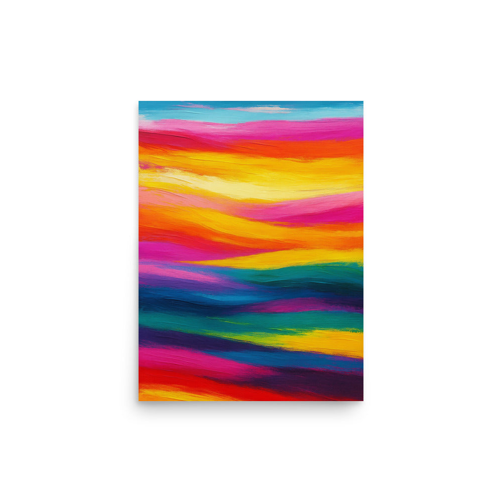Symphony of Color Fields Poster Wall Art -RKM Inspiration - 34225124