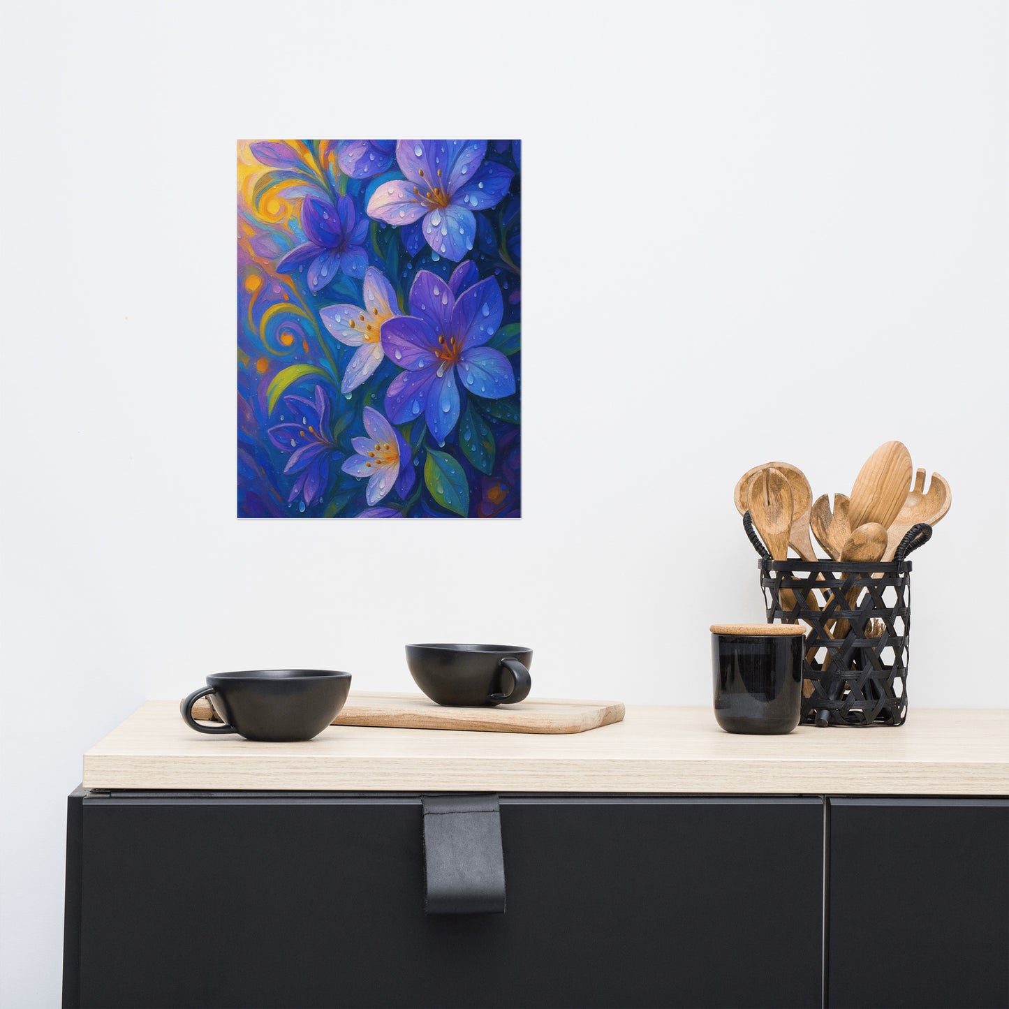Rain-kissed Petal Dreams Poster Wall Art -RKM Inspiration - 95437786