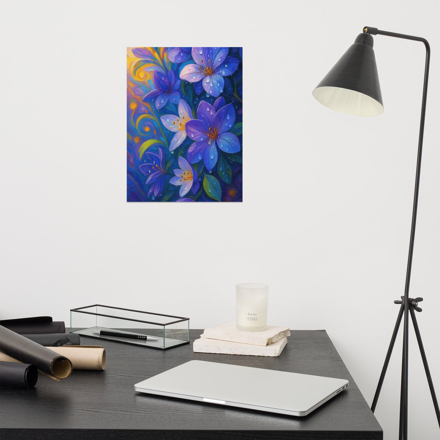 Rain-kissed Petal Dreams Poster Wall Art -RKM Inspiration - 86471731