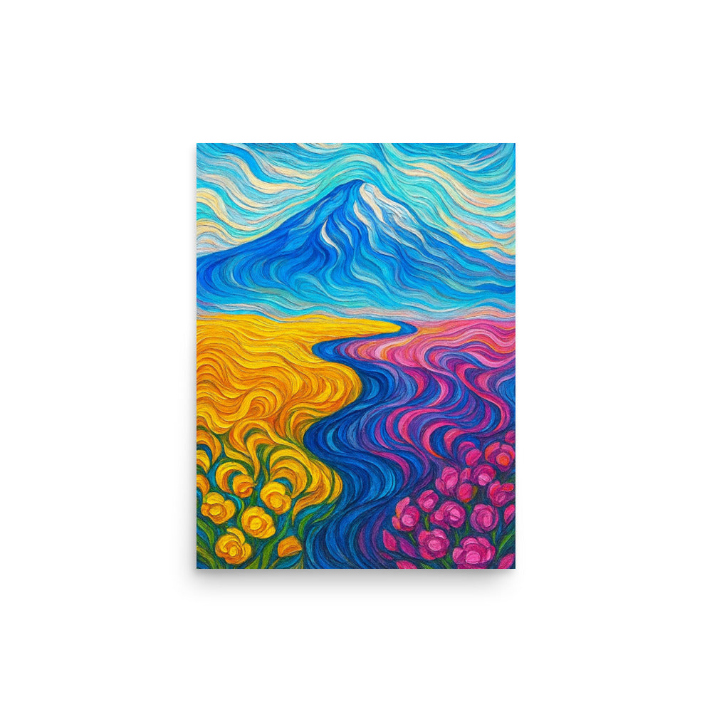 Path of Blooming Horizons Poster Wall Art -RKM Inspiration - 25925820