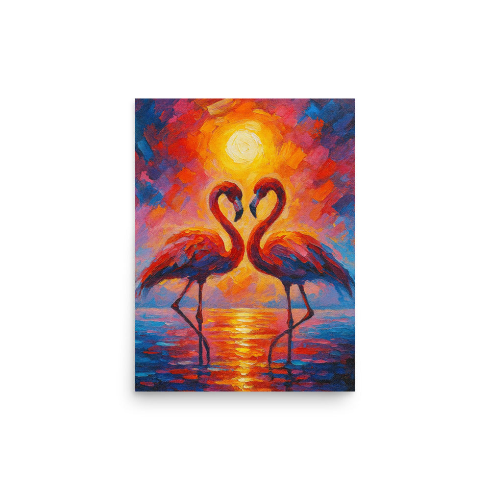 Love in Crimson Light - Wall Art Poster - RKM Inspiration  - 40020110