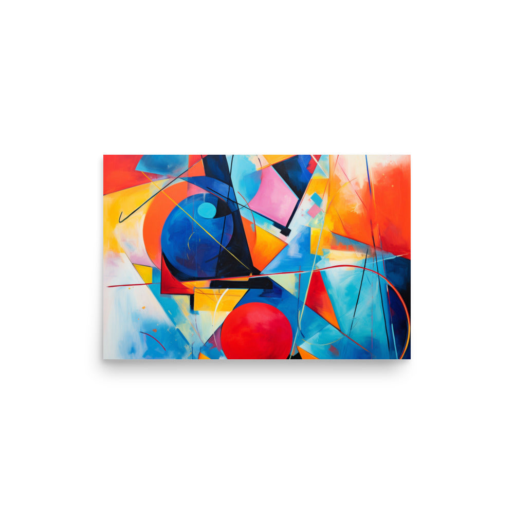 Energetic Symmetry Poster Wall Art -RKM Inspiration - 45235871