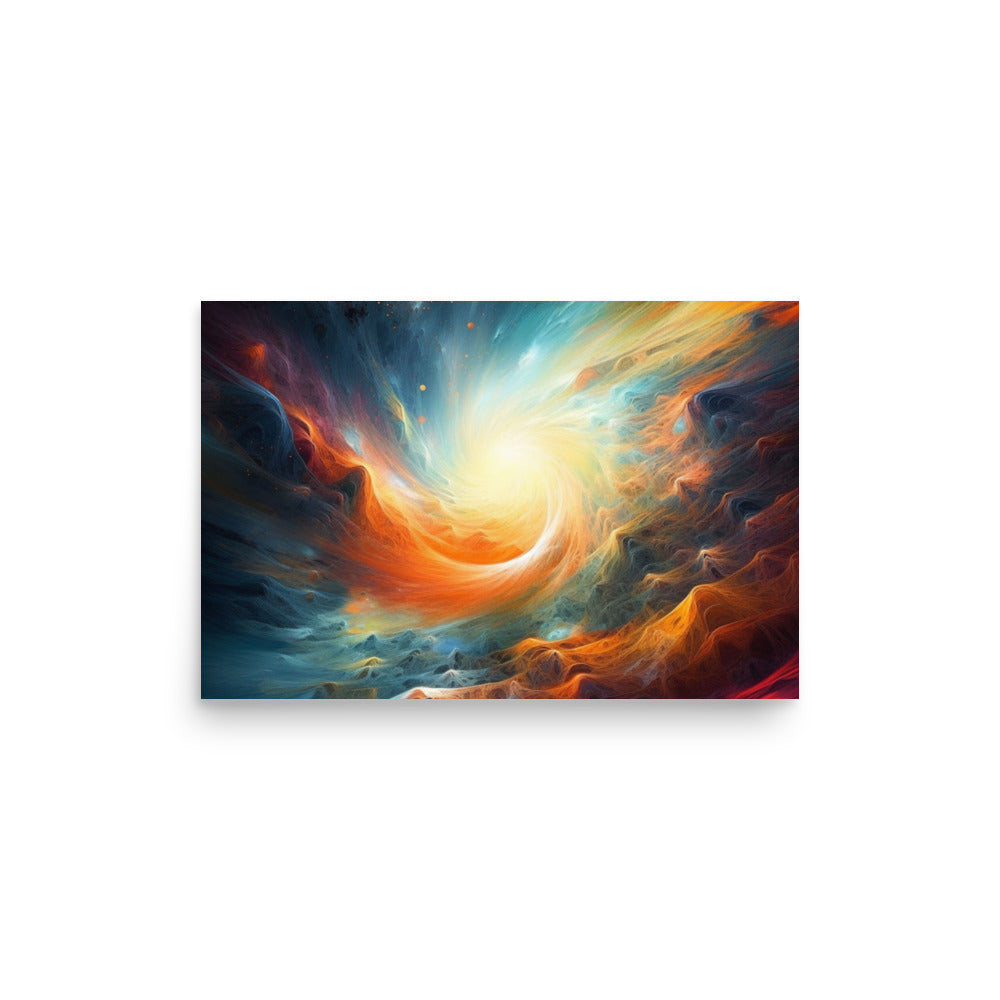 Cosmic Vortex Poster Wall Art Print -RKM Inspiration - 71695464