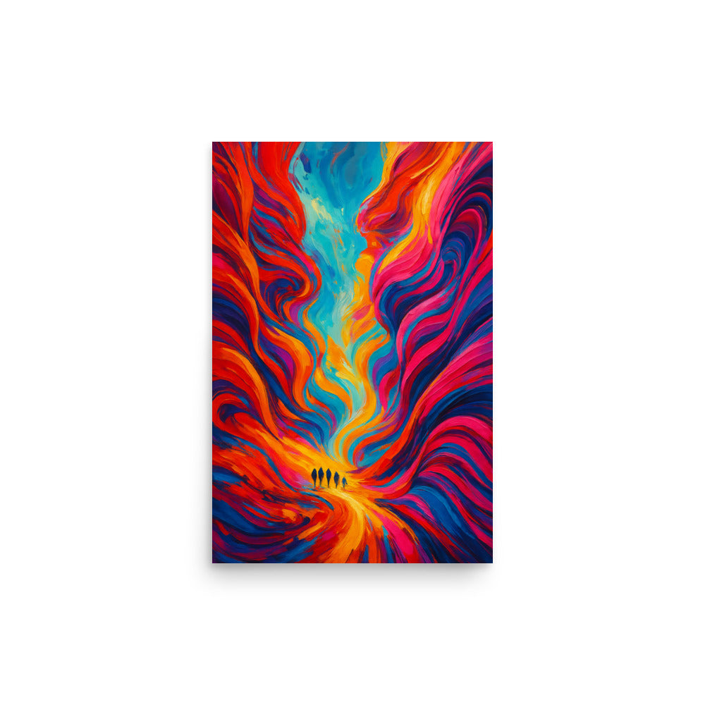 Whispers of the Canyon Flame Poster Wall Art -RKM Inspiration - 58405022