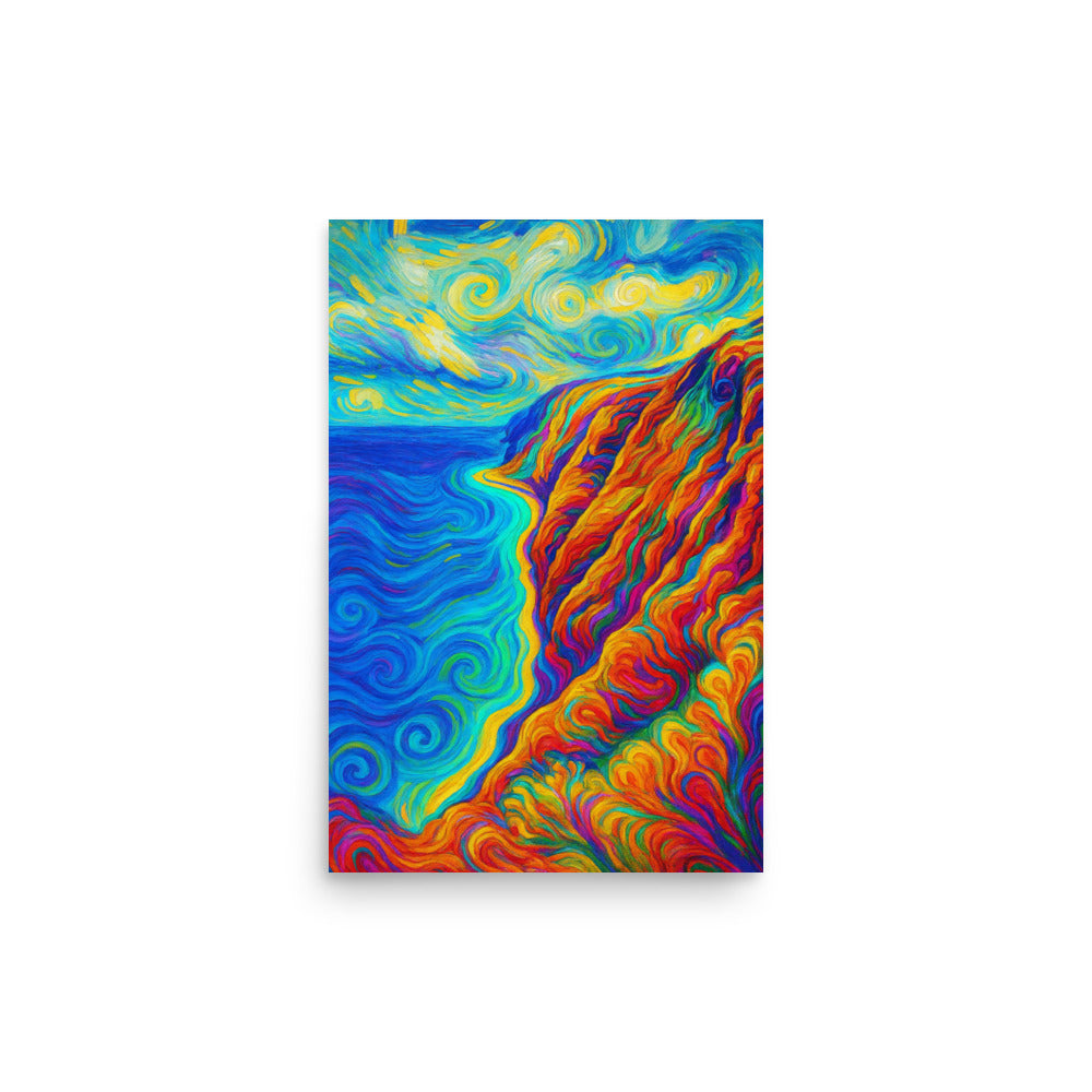 Euphoria of the Edge Poster Wall Art -RKM Inspiration - 98347338