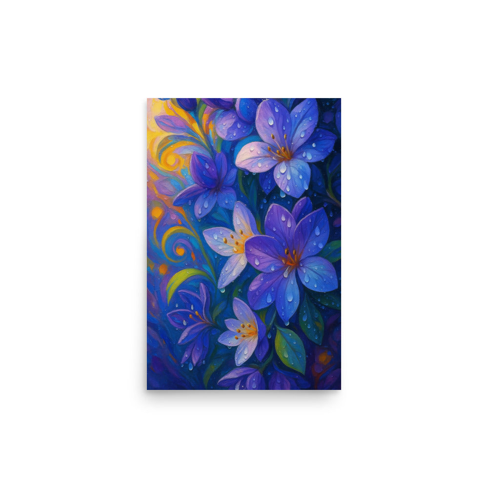 Rain-kissed Petal Dreams Poster Wall Art -RKM Inspiration - 11538659