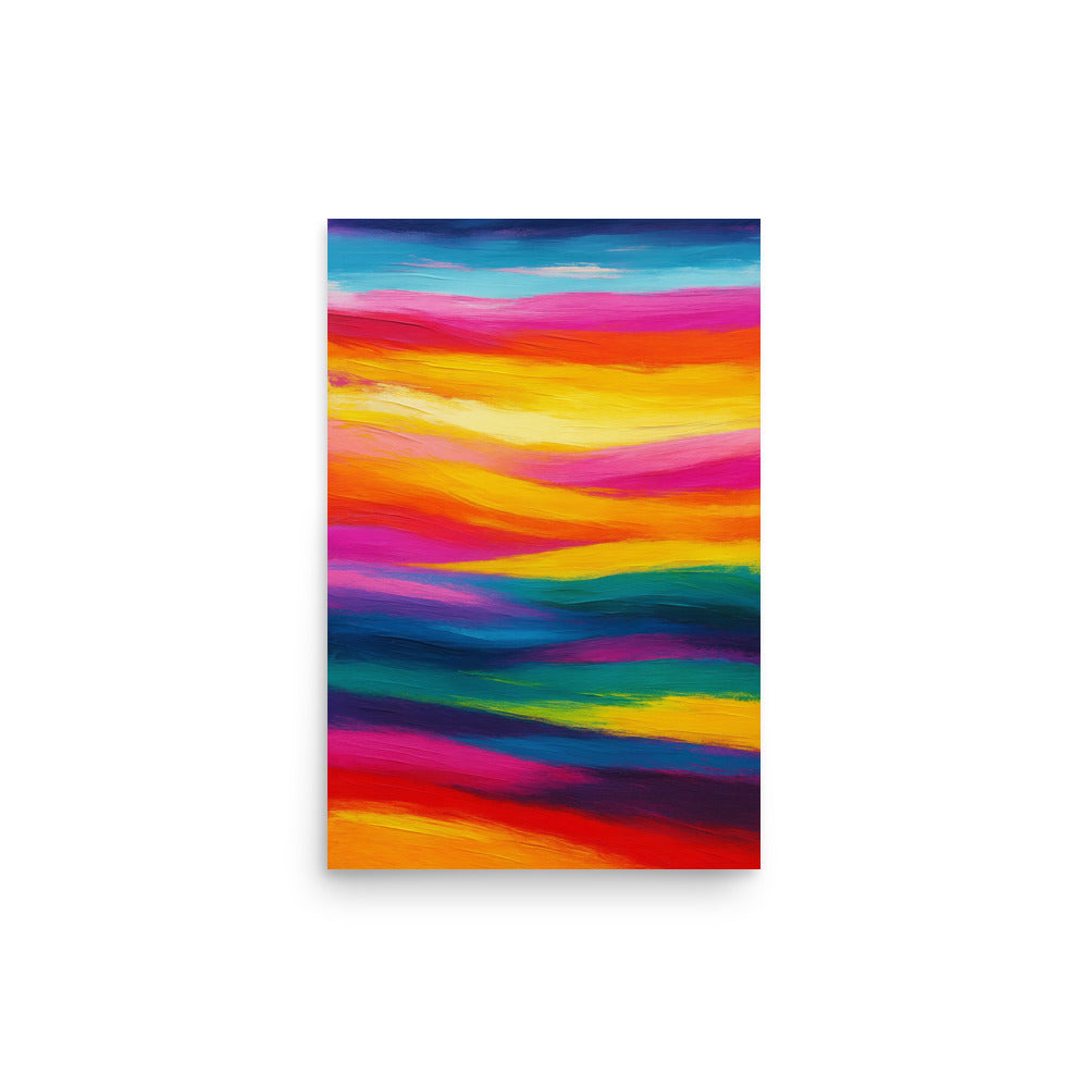 Symphony of Color Fields Poster Wall Art -RKM Inspiration - 58485731
