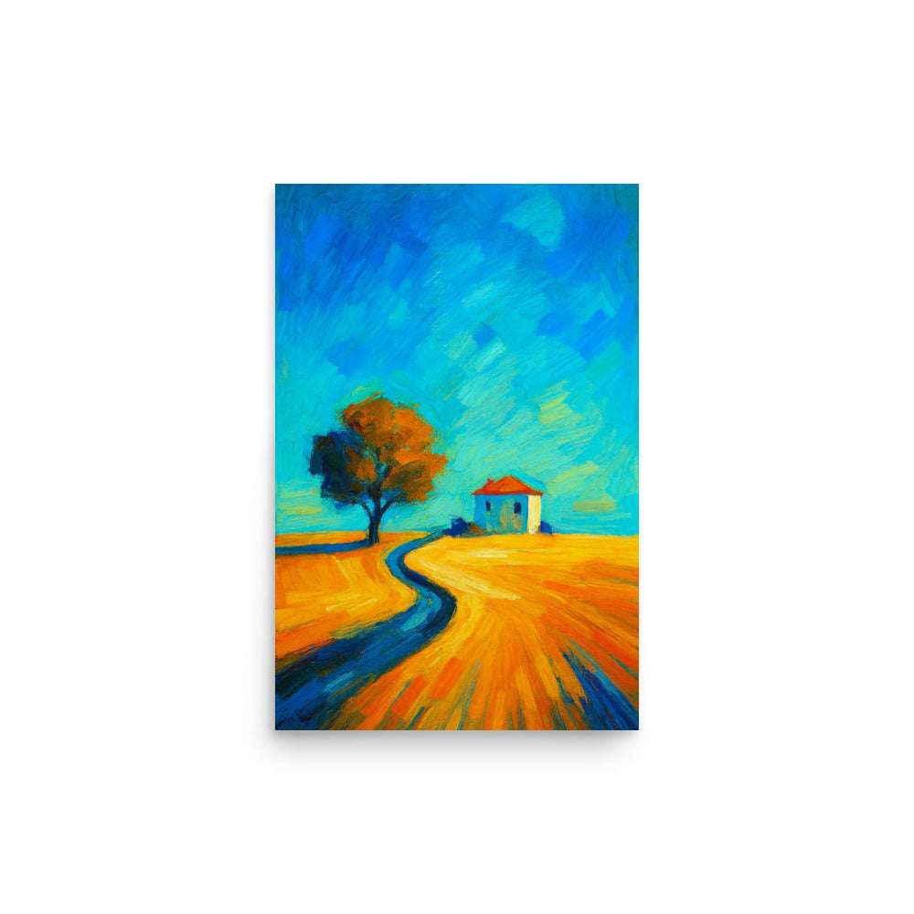 Solitude in Gold Poster Wall Art -RKM Inspiration - 17725400