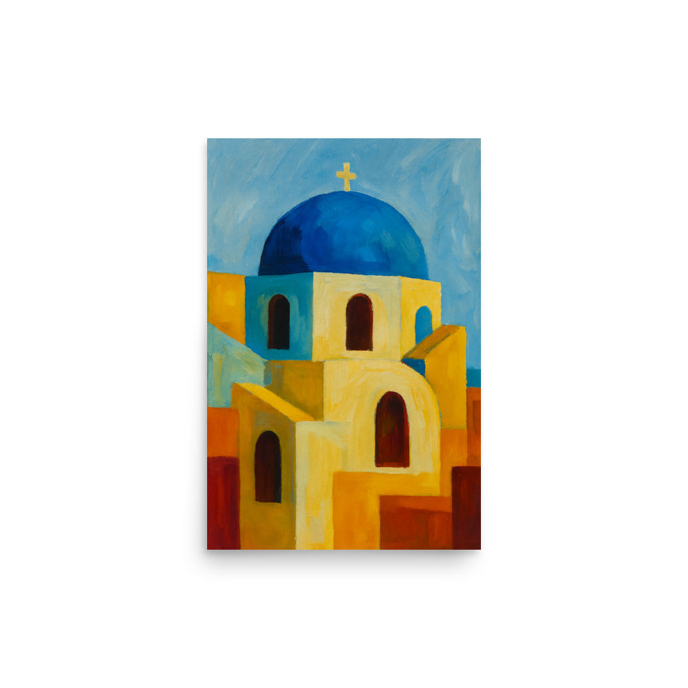 Echoes of Santorini Poster Wall Art -RKM Inspiration - 47255404