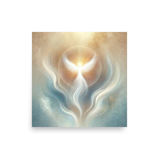 Christian Inspirational Poster - Holly Light -RKM Inspiration - 85257812