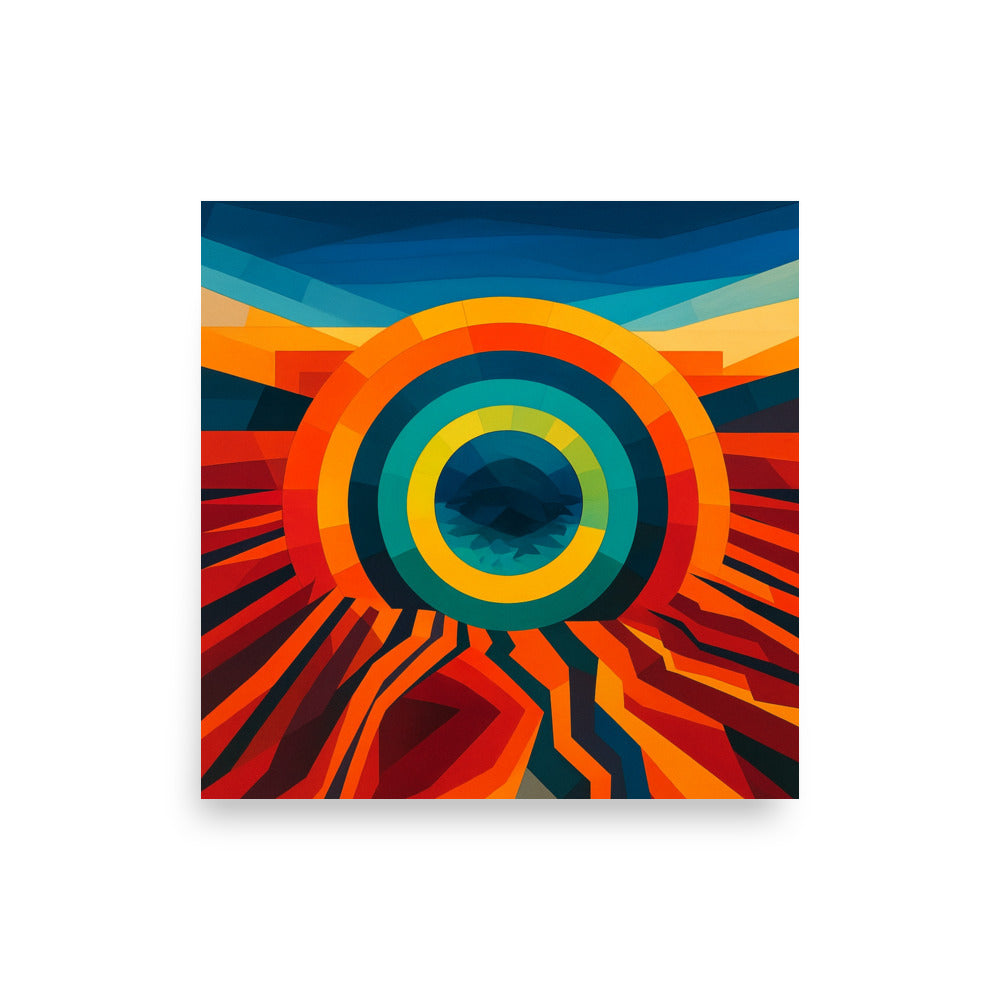 Transform Your Space with Thermal Pulse Poster Wall Art -RKM Inspiration - 19820558