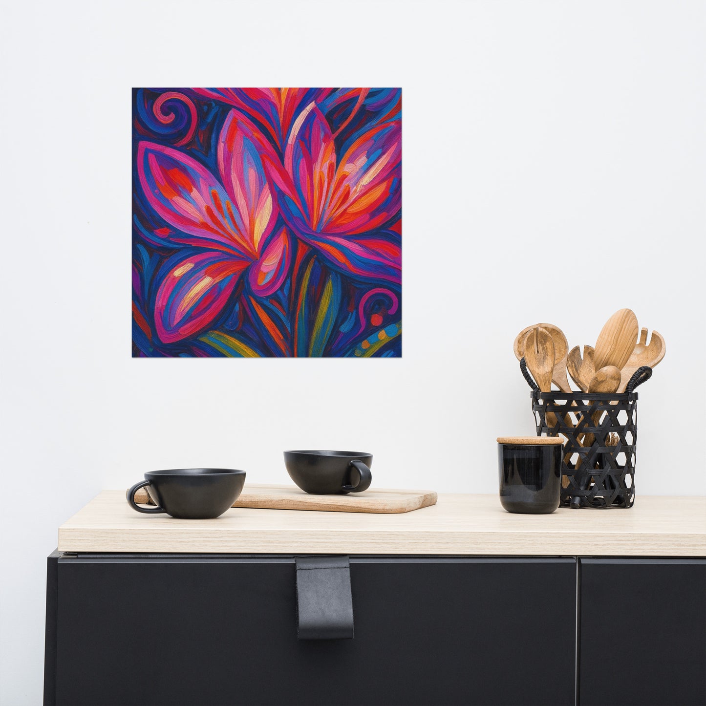 Petals of Radiance Poster Wall Art -RKM Inspiration - 65159038