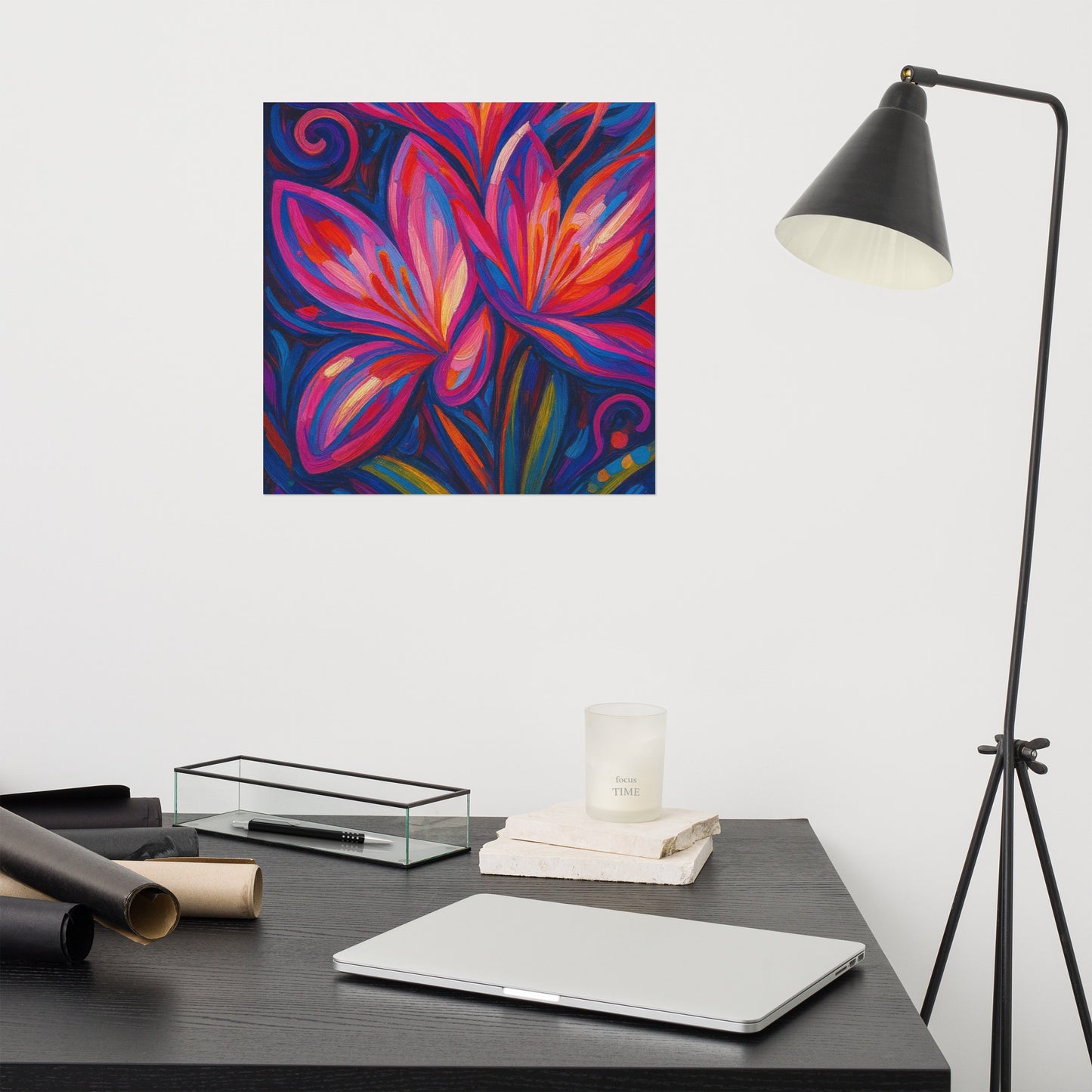 Petals of Radiance Poster Wall Art -RKM Inspiration - 25647963