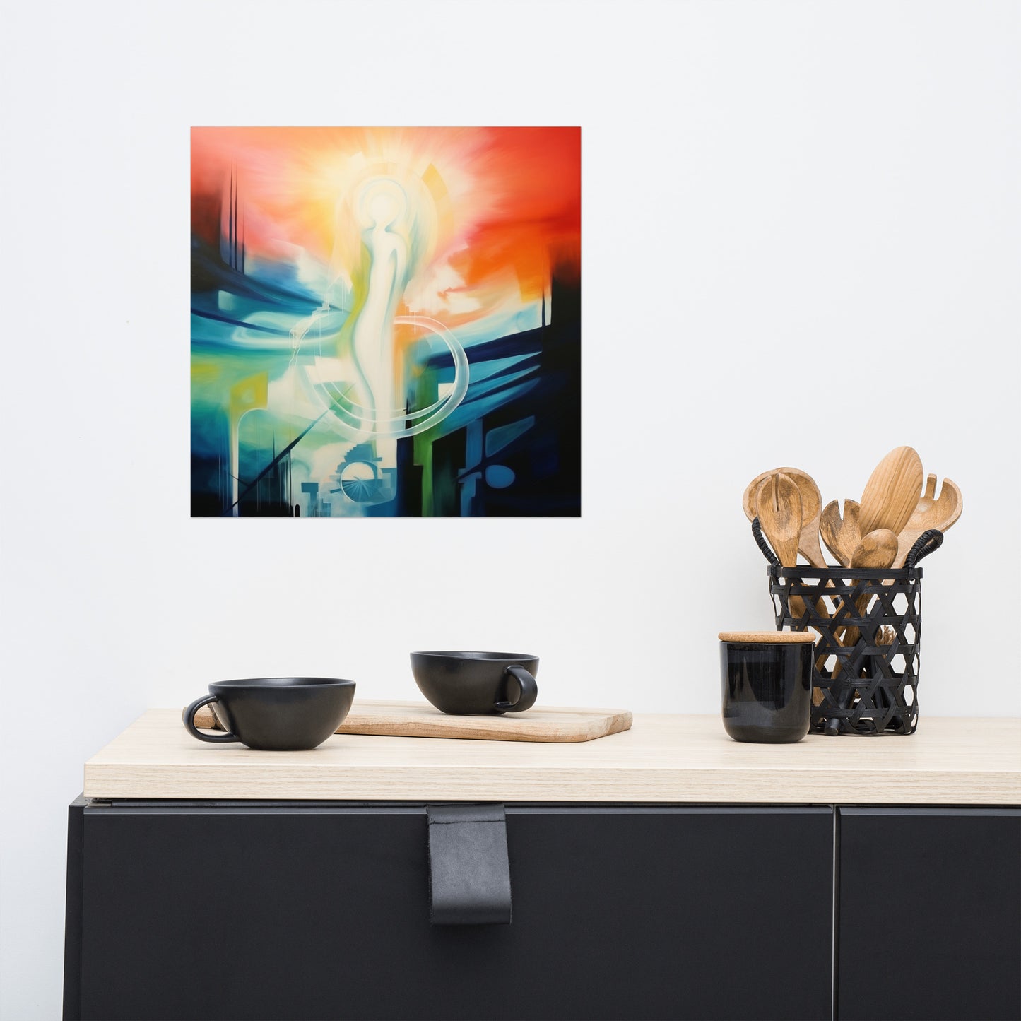 Path of Illumination Poster Wall Art -RKM Inspiration - 92560156