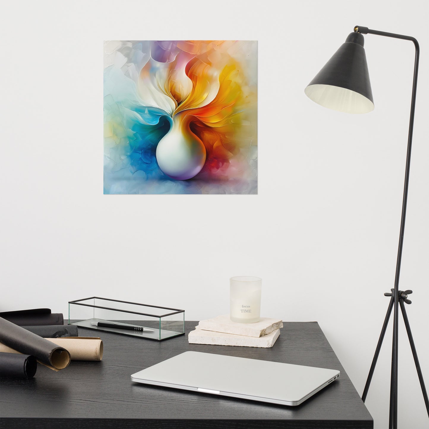 Essence of Color Bloom Poster Wall Art -RKM Inspiration - 3371130