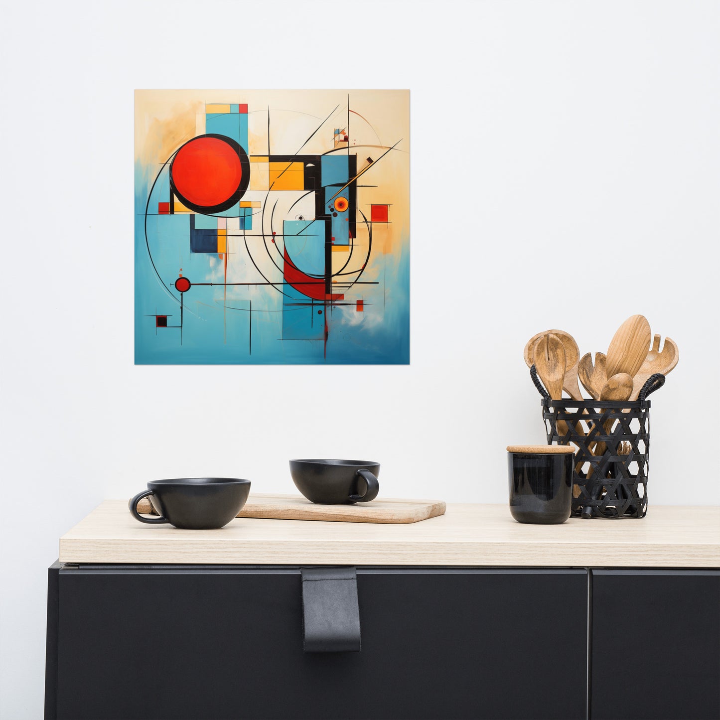 Geometric Rhythms Poster Wall Art -RKM Inspiration - 11722668