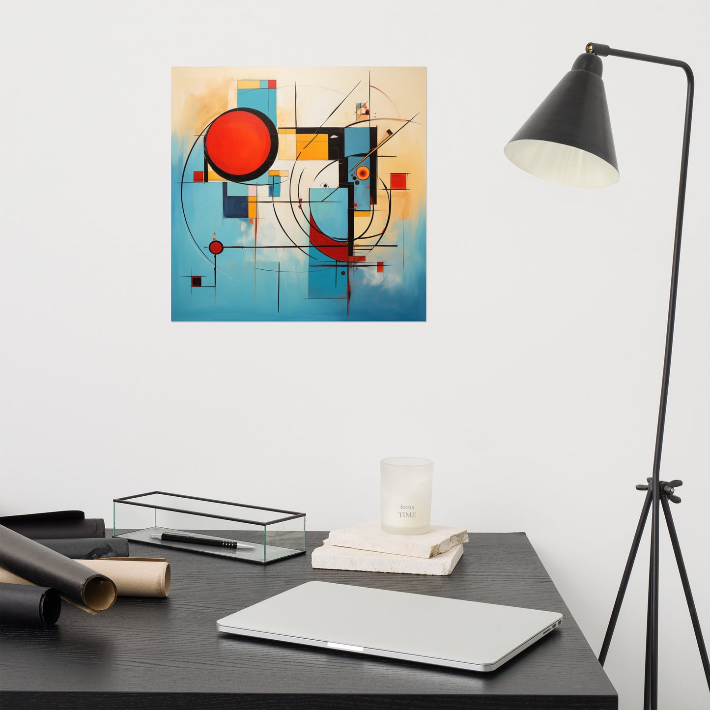 Geometric Rhythms Poster Wall Art -RKM Inspiration - 90386622