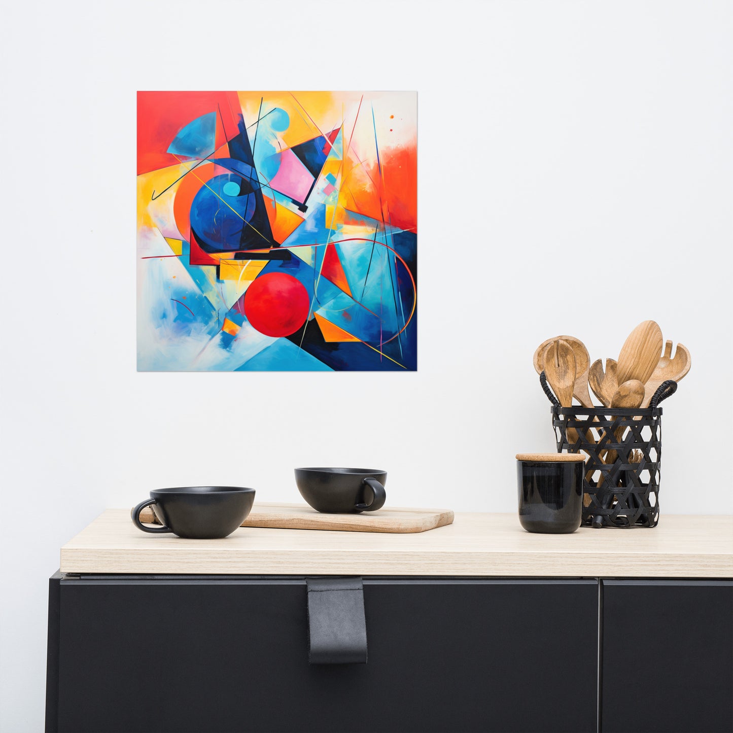 Energetic Symmetry Poster Wall Art -RKM Inspiration - 19724444