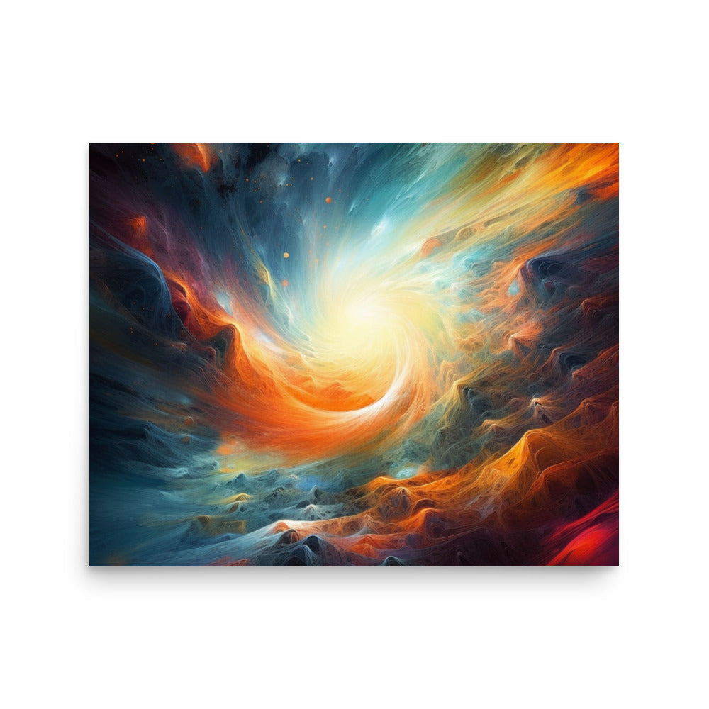 Cosmic Vortex Poster Wall Art Print -RKM Inspiration - 80848550