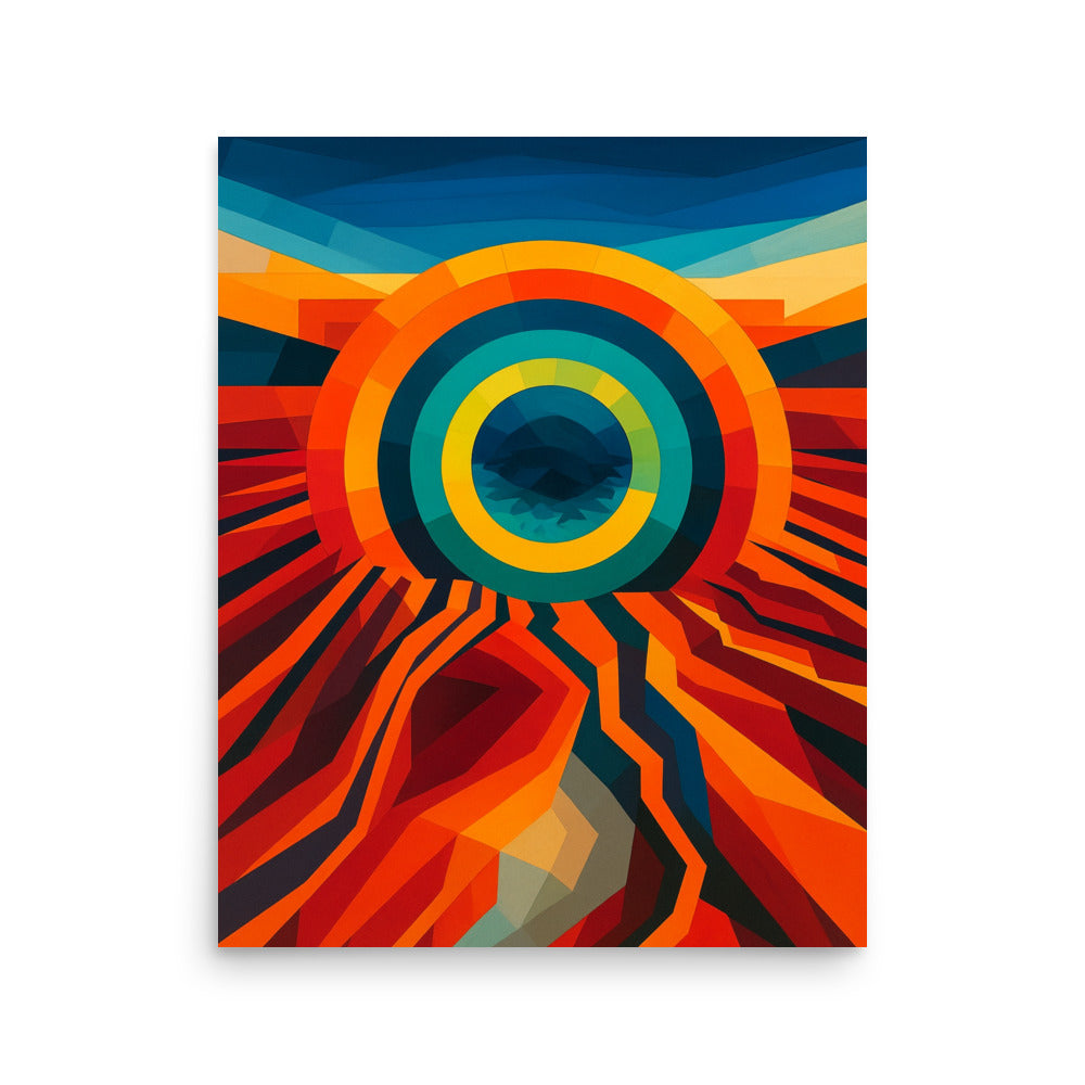 Transform Your Space with Thermal Pulse Poster Wall Art -RKM Inspiration - 22512465