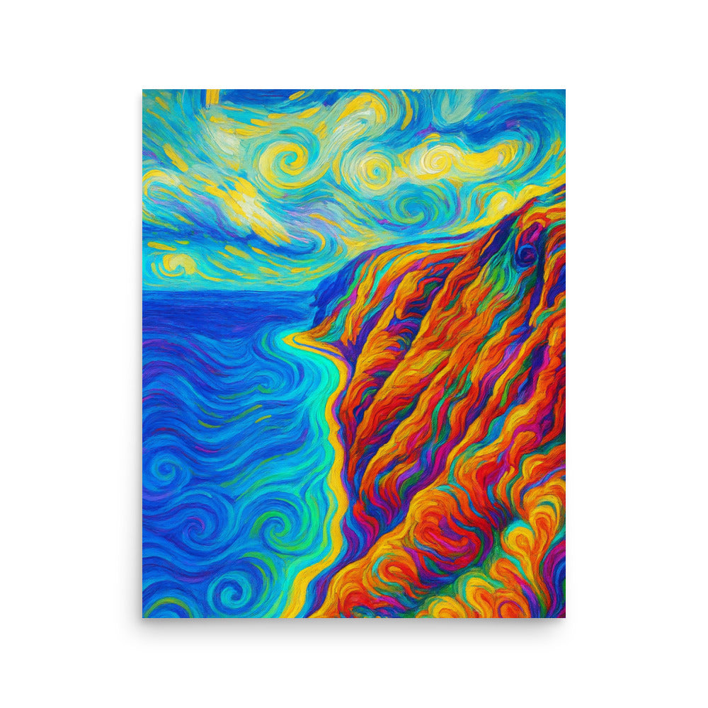 Euphoria of the Edge Poster Wall Art -RKM Inspiration - 28870922