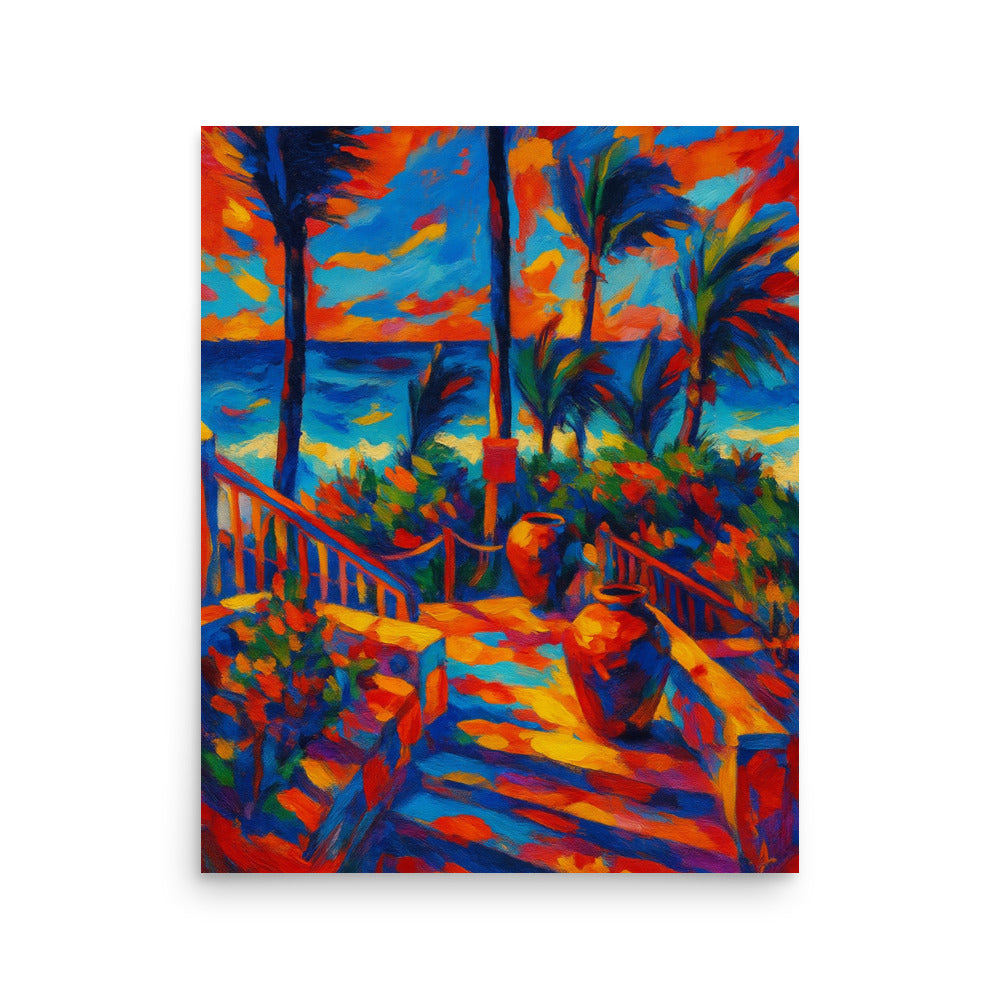 Tropical Blaze Poster Wall Art -RKM Inspiration - 14083710