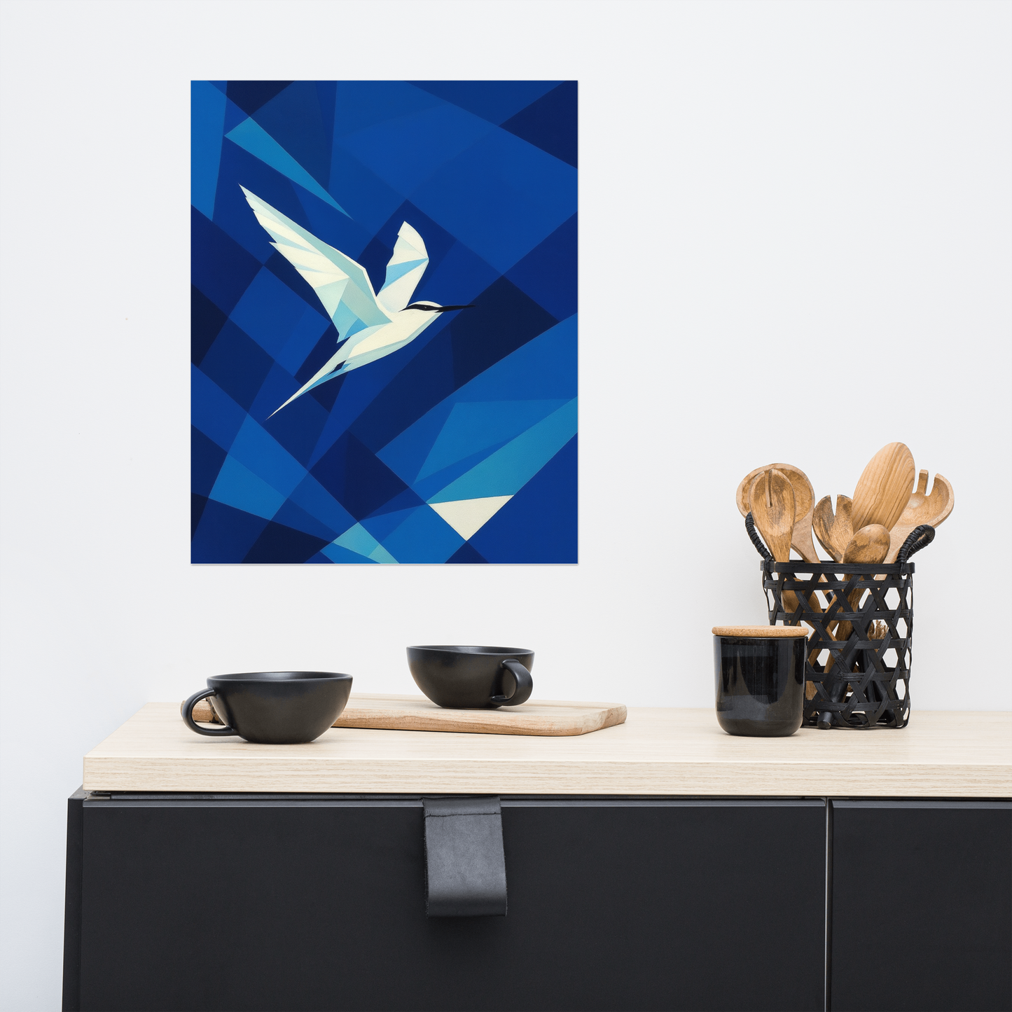 Wings of Light in a Fractured Sky - Poster -RKM Inspiration - 30671477