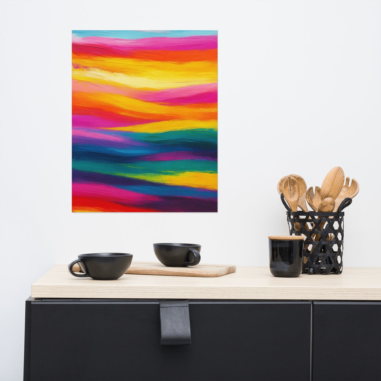 Symphony of Color Fields Poster Wall Art -RKM Inspiration - 14194868