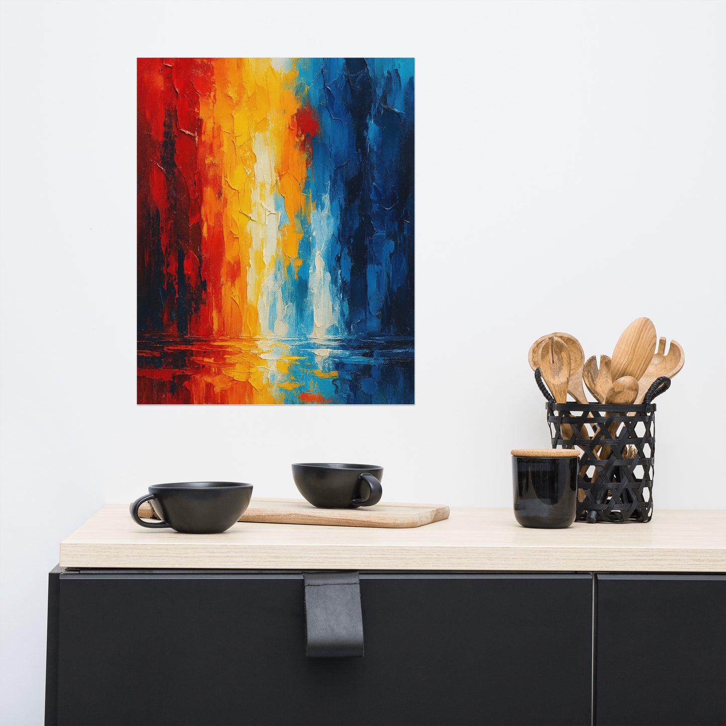 Echoes of Autumn Reflections Poster Wall Art -RKM Inspiration - 55107673