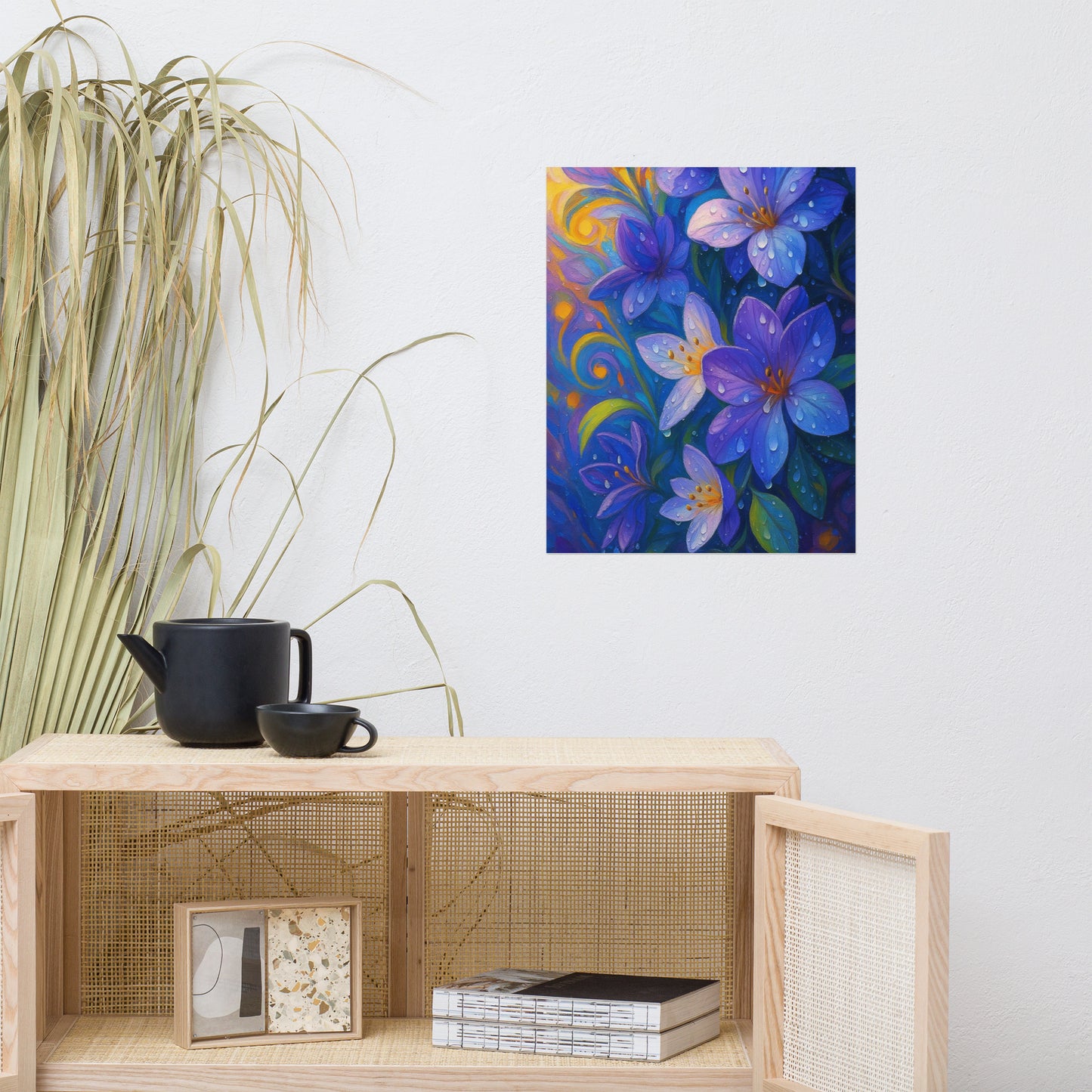 Rain-kissed Petal Dreams Poster Wall Art -RKM Inspiration - 84064152