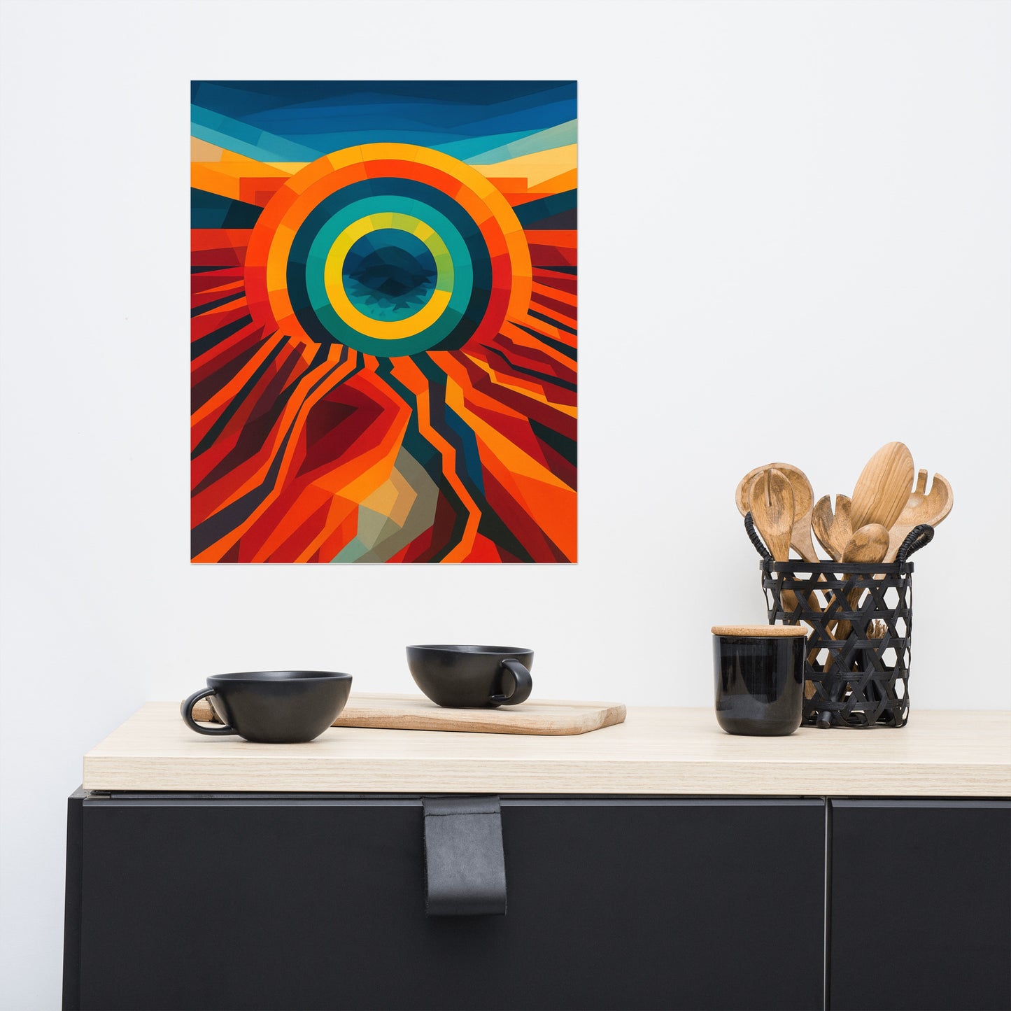Transform Your Space with Thermal Pulse Poster Wall Art -RKM Inspiration - 84157865