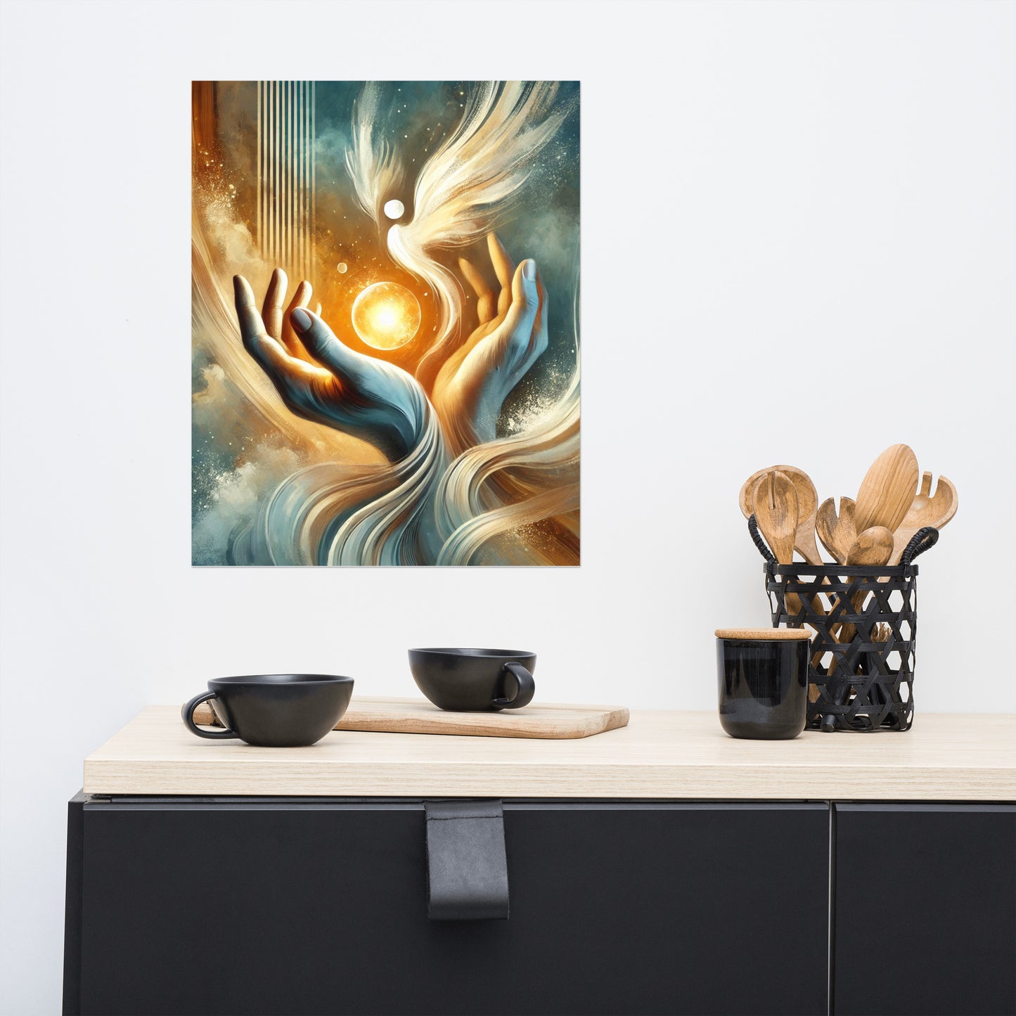 Celestial Harmony Poster Wall Art -RKM Inspiration - 78371761
