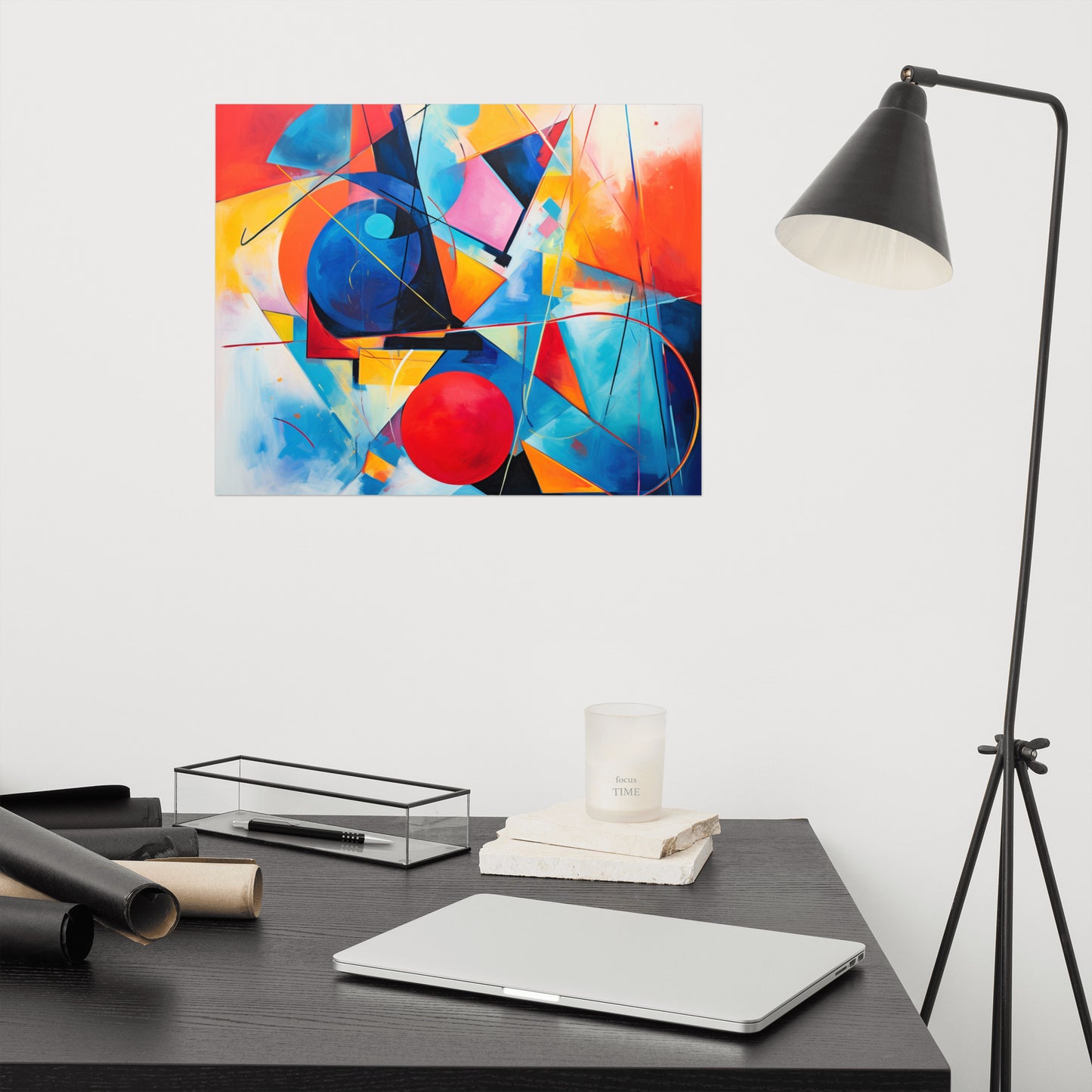 Energetic Symmetry Poster Wall Art -RKM Inspiration - 81726711