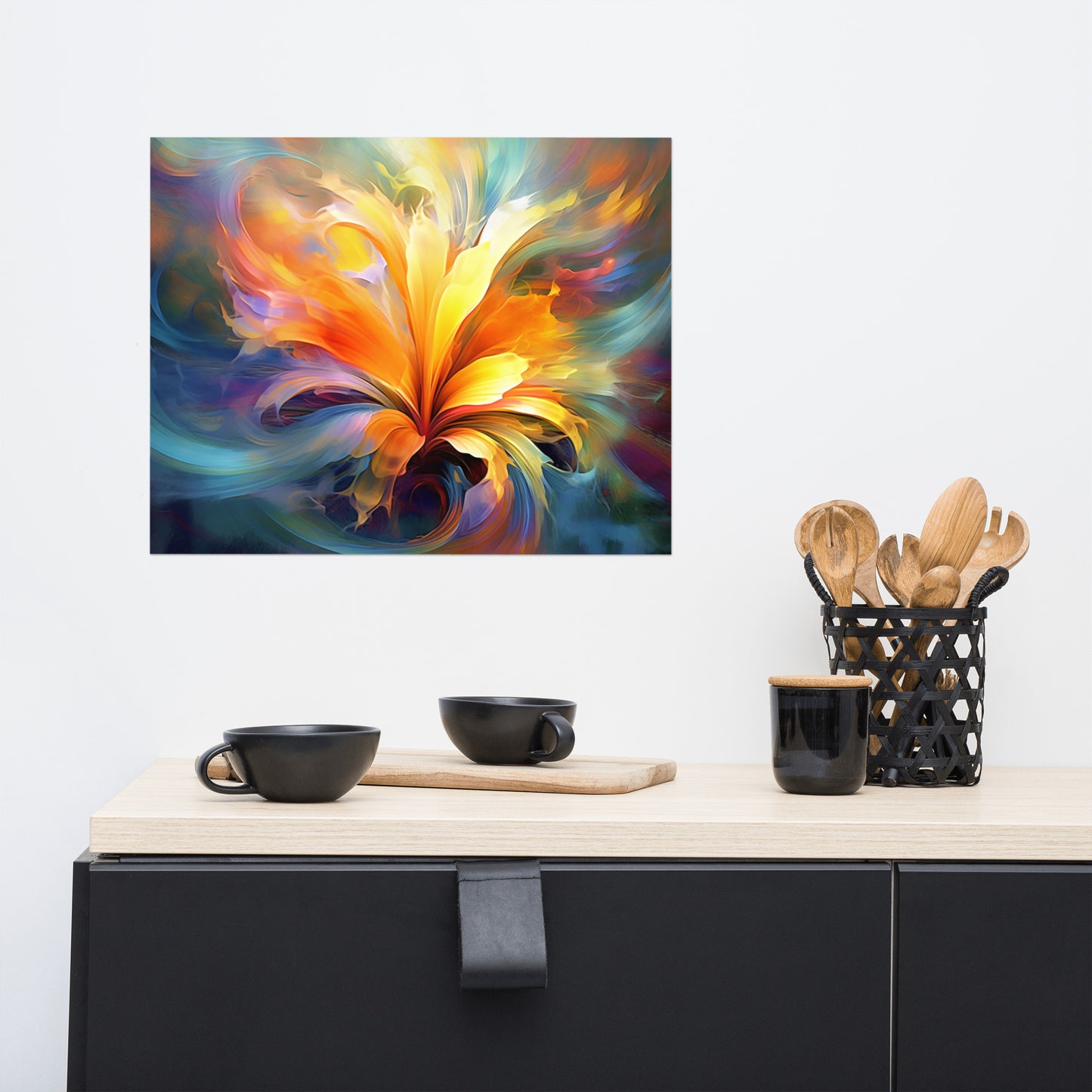 Flame of Creation Poster Wall Art -RKM Inspiration - 52768927