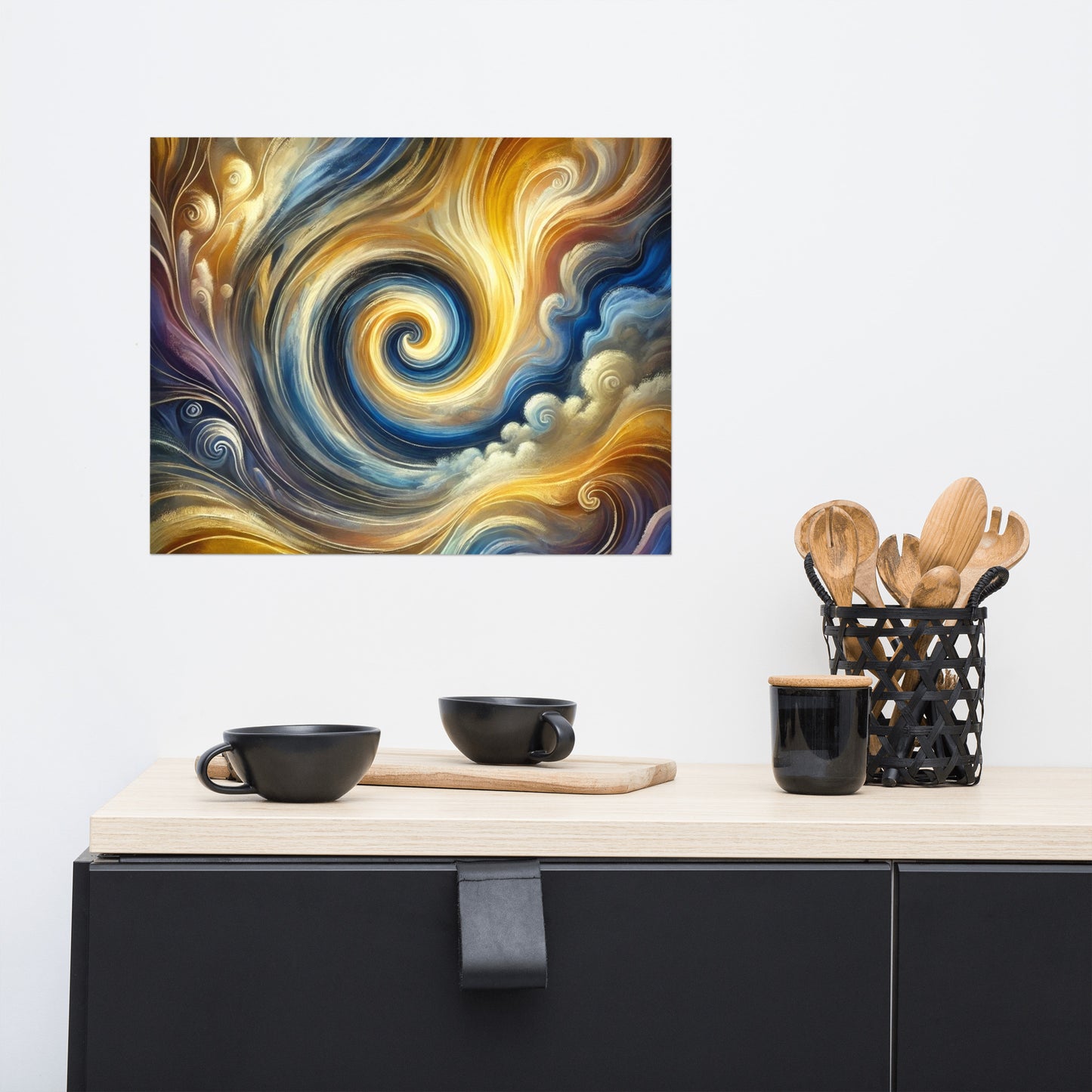 Whirlwind of Light and Energy Poster Wall Art -RKM Inspiration - 31265177