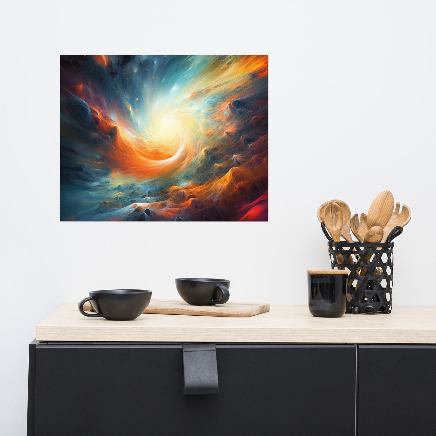 Cosmic Vortex Poster Wall Art Print -RKM Inspiration - 55559188