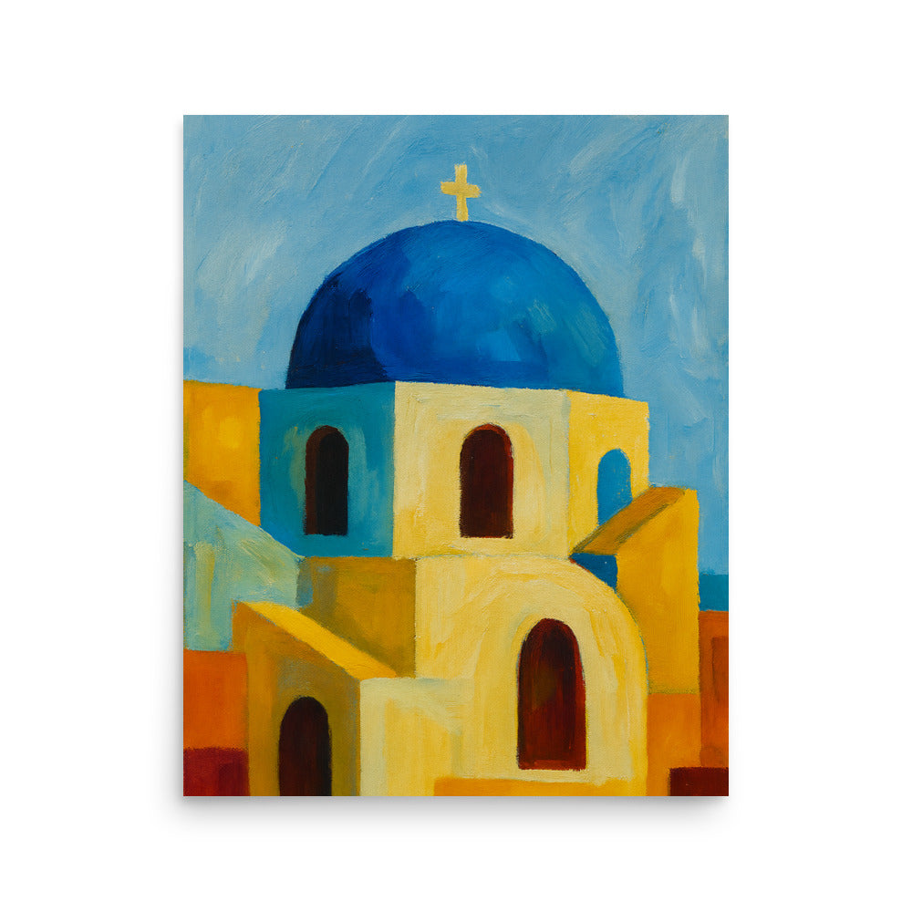 Echoes of Santorini Poster Wall Art -RKM Inspiration - 56756204