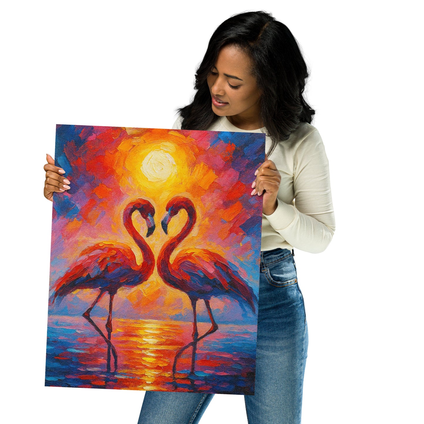 Love in Crimson Light - Wall Art Poster - RKM Inspiration  - 53279284