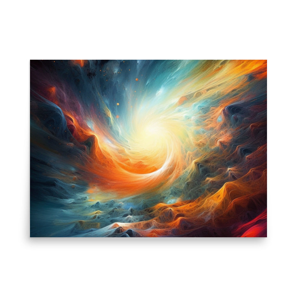 Cosmic Vortex Poster Wall Art Print -RKM Inspiration - 54951235