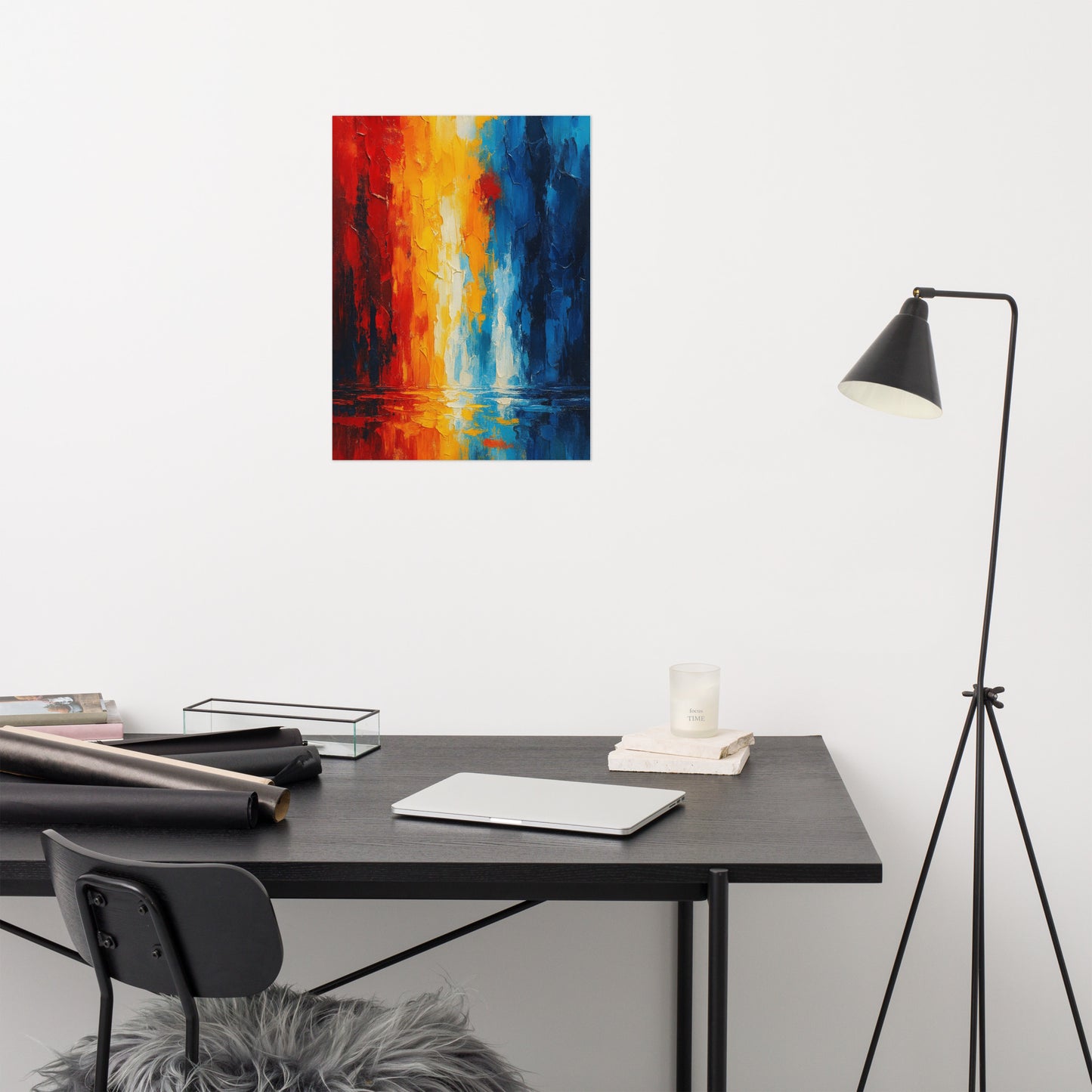 Echoes of Autumn Reflections Poster Wall Art -RKM Inspiration - 39017849