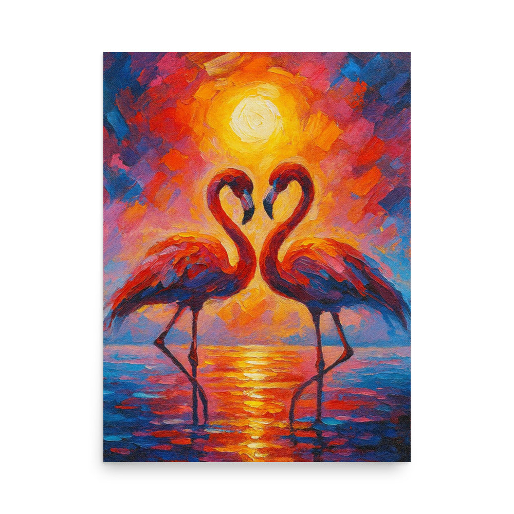 Love in Crimson Light - Wall Art Poster - RKM Inspiration  - 31704391
