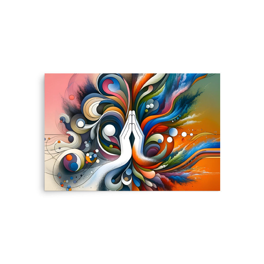 Fusion of Tranquility and Energy Poster -RKM Inspiration - 85592514
