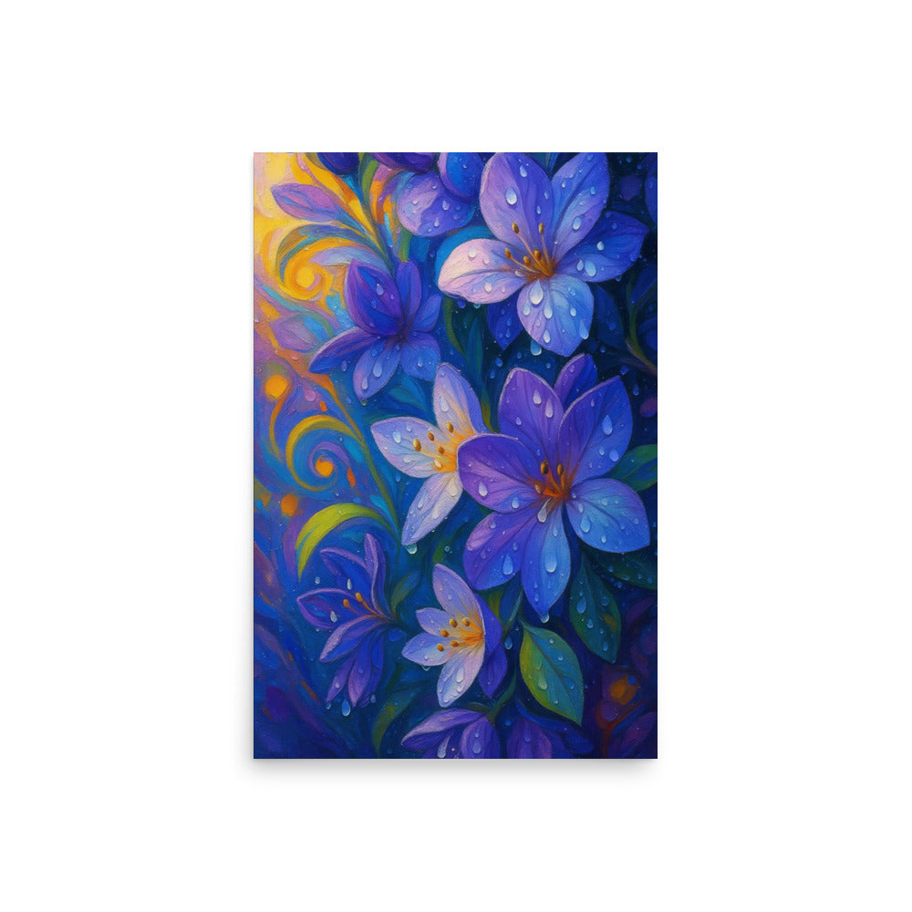 Rain-kissed Petal Dreams Poster Wall Art -RKM Inspiration - 40128792